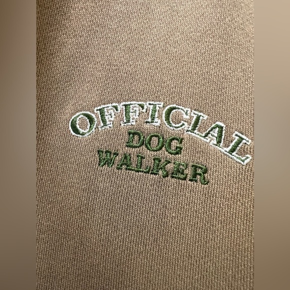 New! Orvis Official Dog Walker 1/4 Pullover Sweatshirt men's LARGE embroidered - Picture 3 of 5